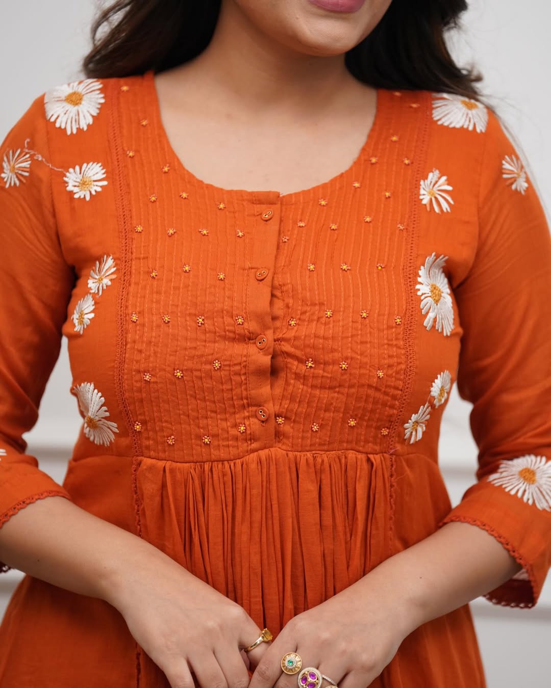 Designer Anarkali Kurti pant  duppta set